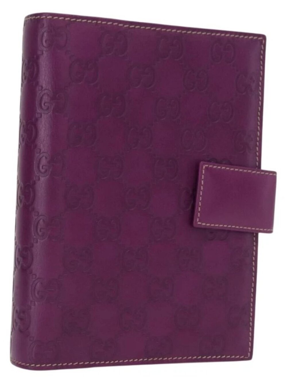 GUCCI GG Canvas Guccissima Day Planner Cover Purple 115241 2888 Auth yk20133V